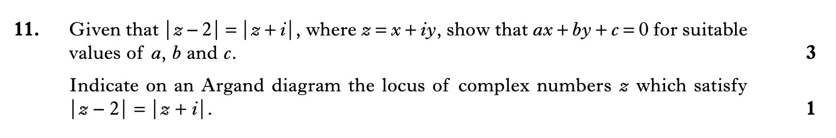 2007 Question 11