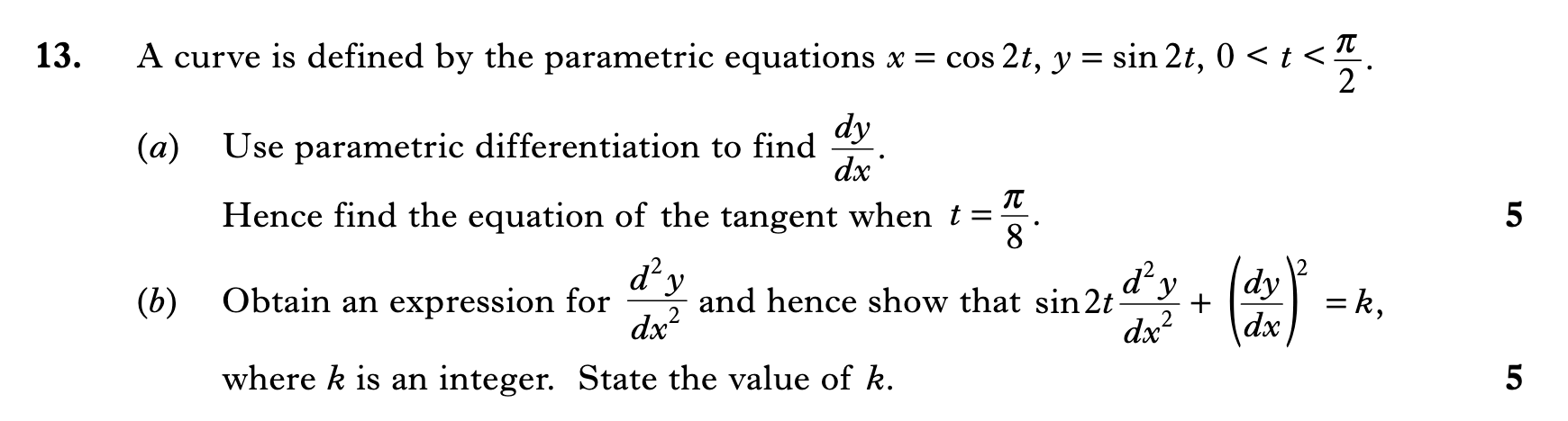 2007 Question 13