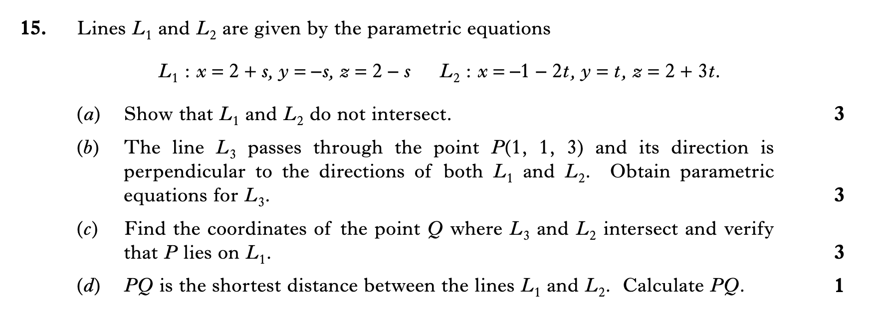 2007 Question 15