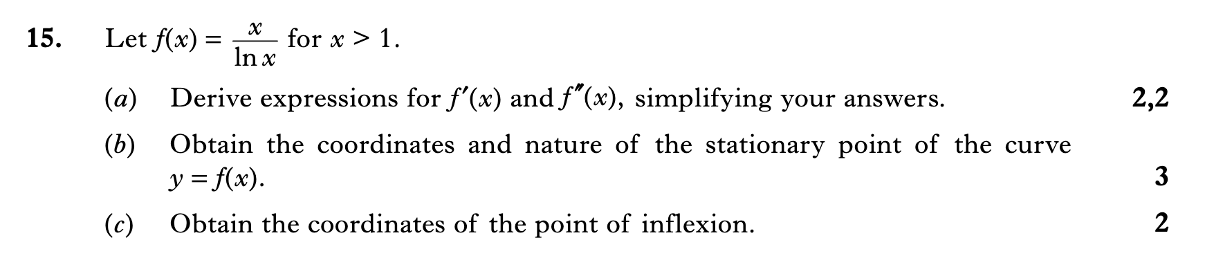 2008 Question 15