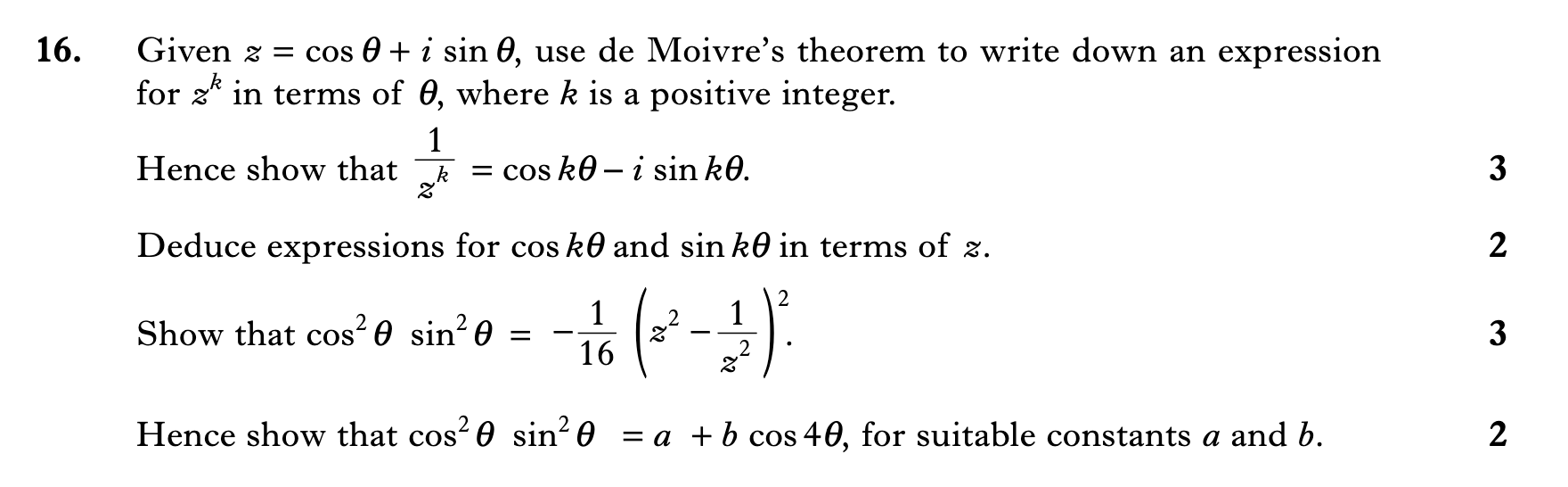 2008 Question 16