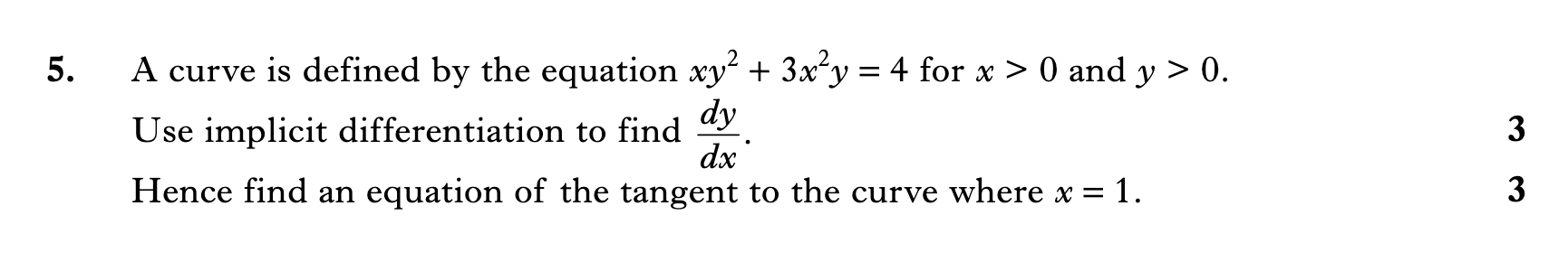 2008 Question 5