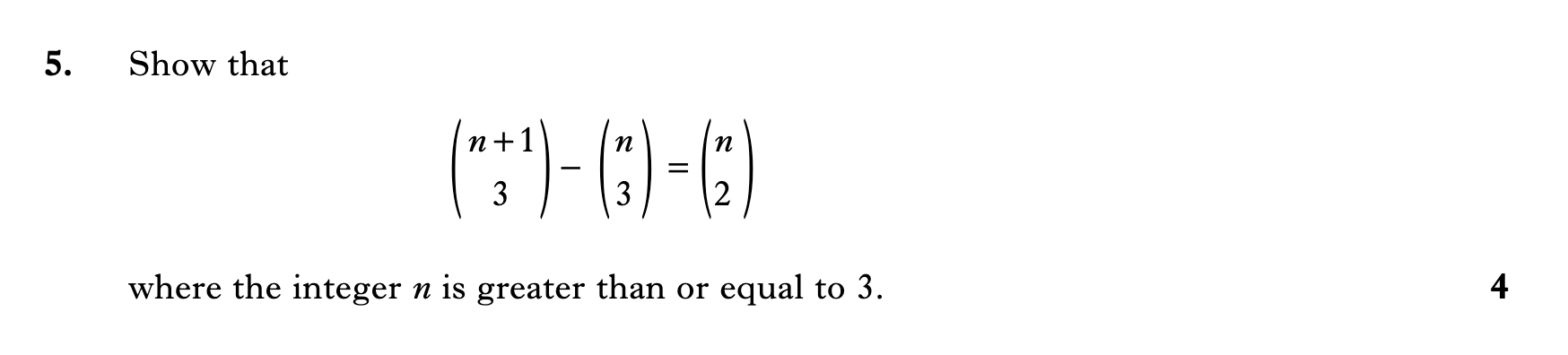 2010 Question 5