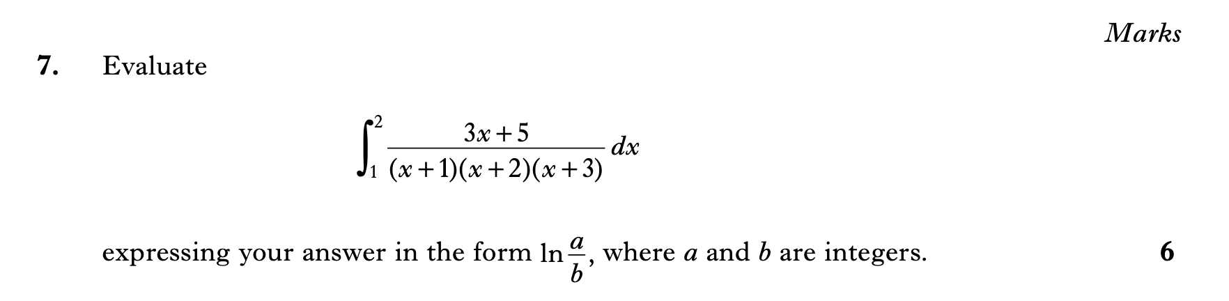 2010 Question 7