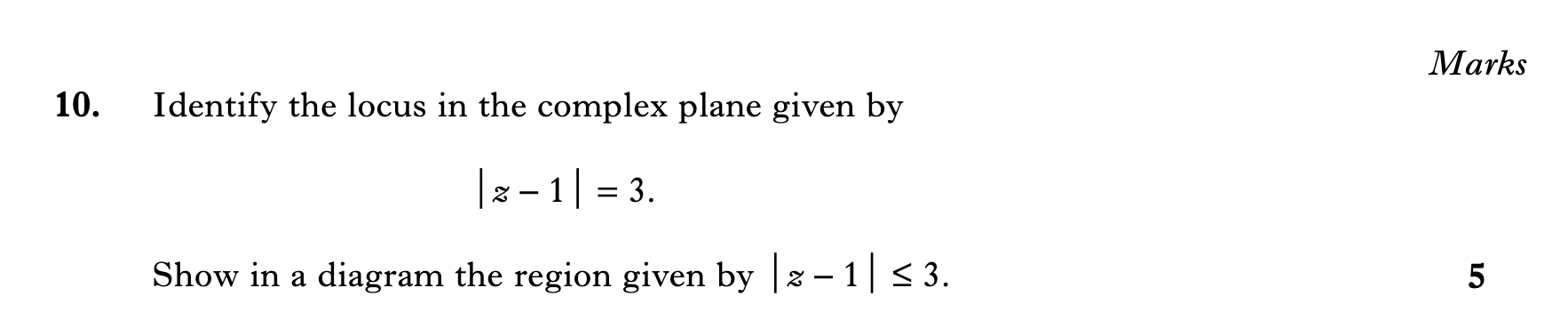 2011 Question 10