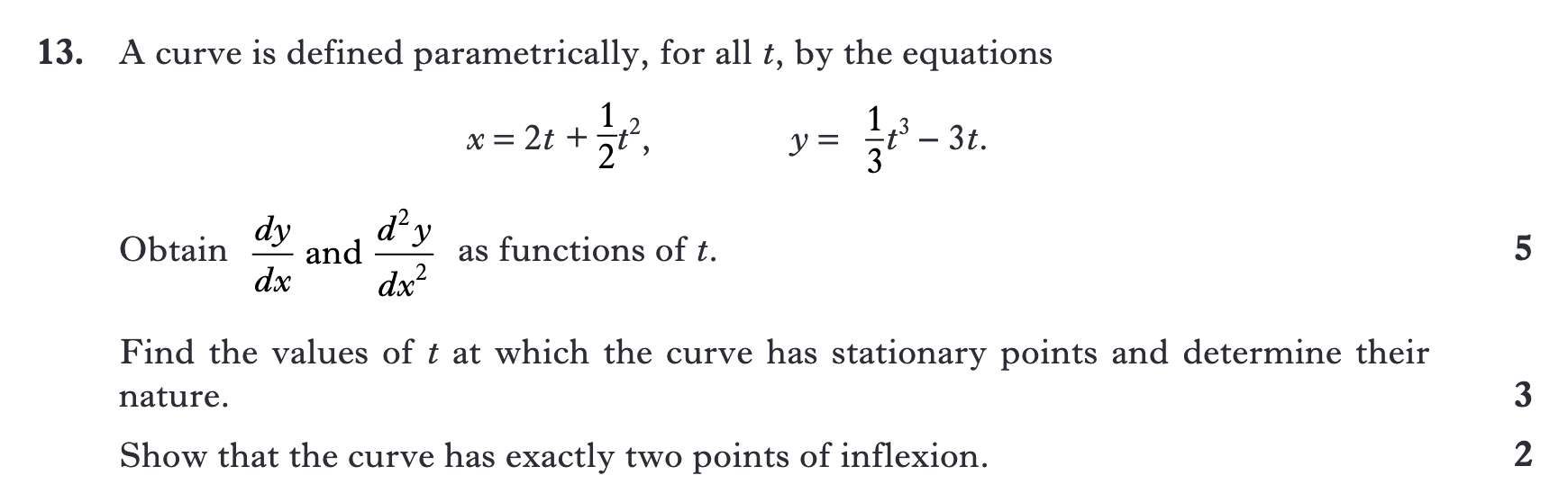 2012 Question 13