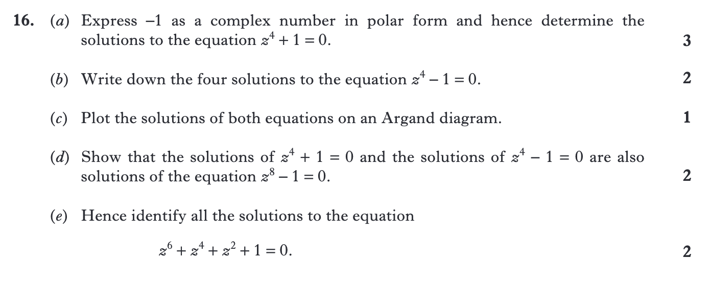 2014 Question 16