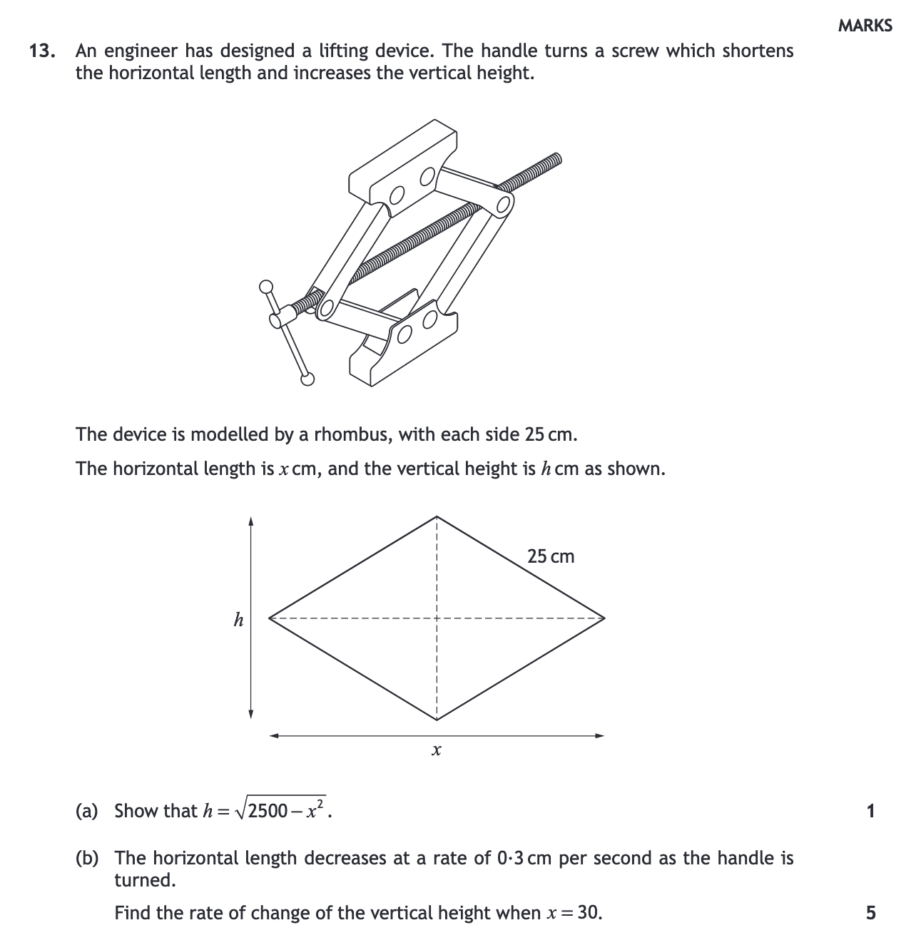 2018 Question 13