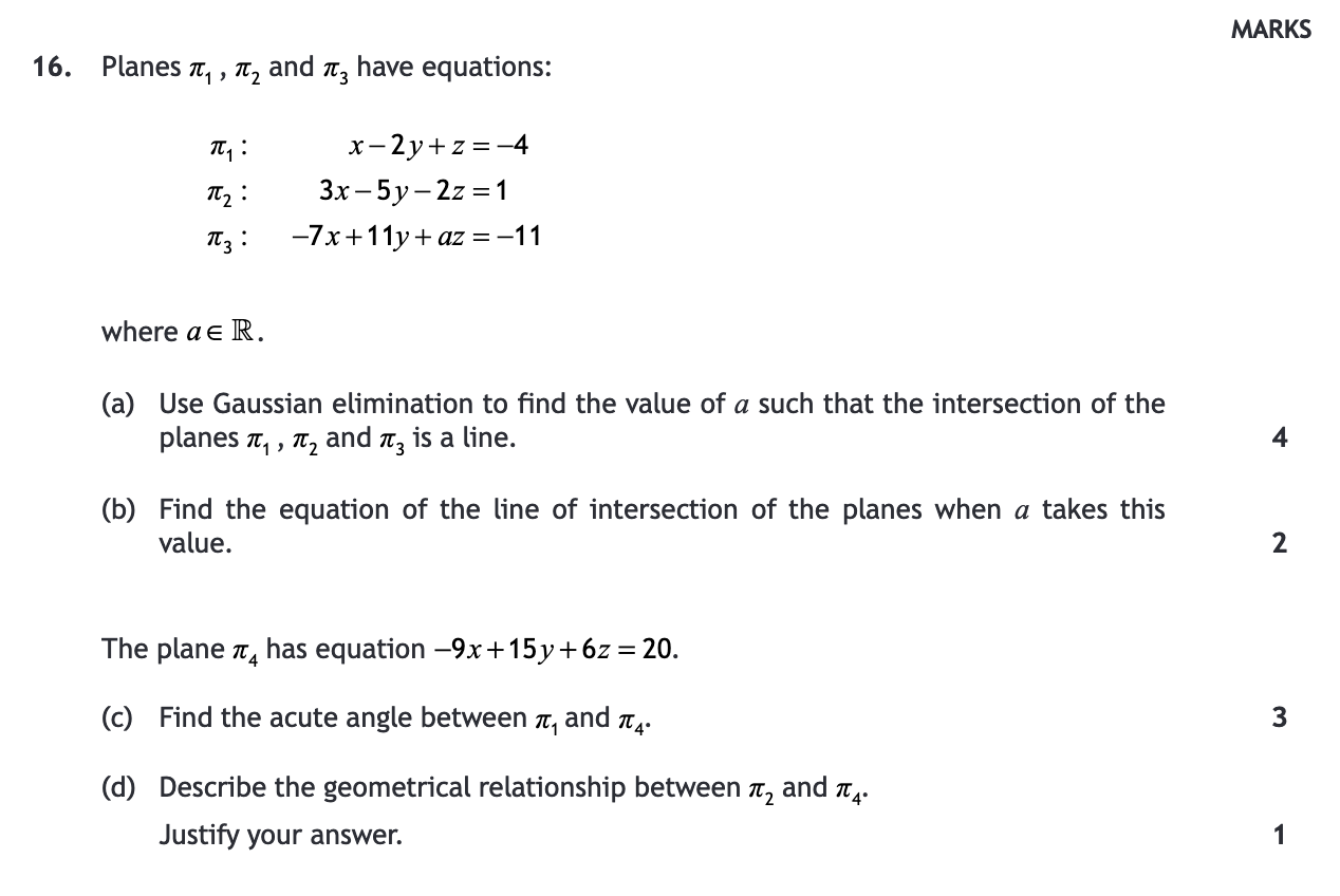 2018 Question 16